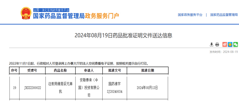 欧盟委员会批准维恩妥尤单抗联合帕博利珠单抗治疗尿路上皮癌